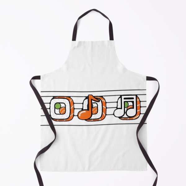 Item preview, Sushi Notes on Musical Staff Design designed and sold by SunkenCost.
