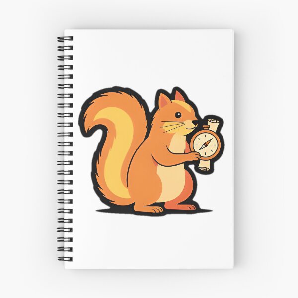 Item preview, Squirrel Cartographer with Compass and Map designed and sold by SunkenCost.