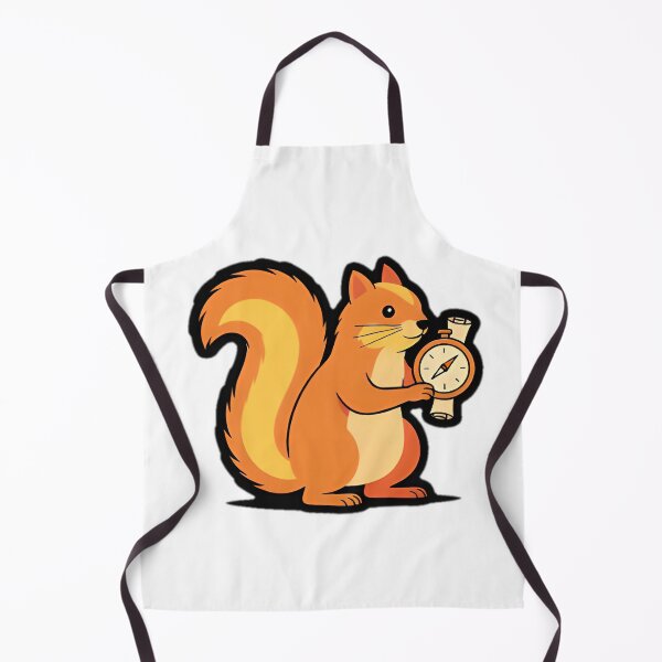Item preview, Squirrel Cartographer with Compass and Map designed and sold by SunkenCost.