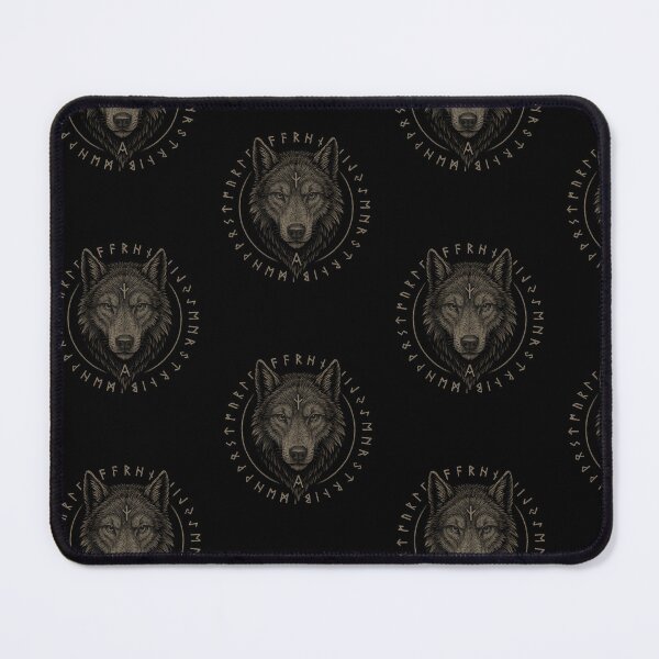 Item preview, SVT Elder Futhark Rune Wolf – Norse Pagan Ancestral Sigil Art designed and sold by SEVERTREND APPAREL .