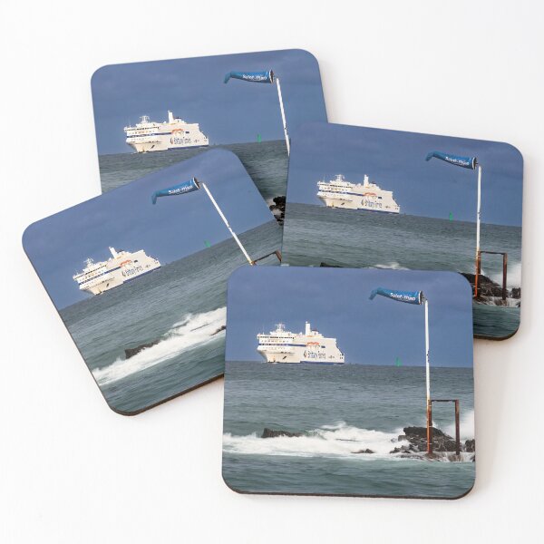 Item preview, Cruise Ship Passing Rocky Waters designed and sold by Gerard Fornarotto.