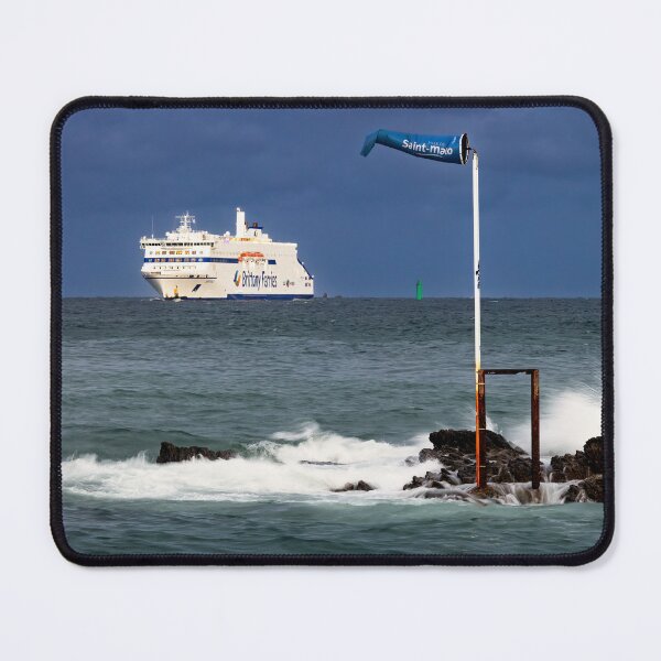 Item preview, Cruise Ship Passing Rocky Waters designed and sold by Gerard Fornarotto.