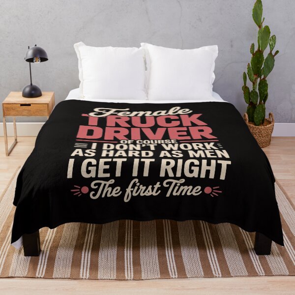 Item preview, Female Truck Driver Get It Right The First Time designed and sold by margaridroso.