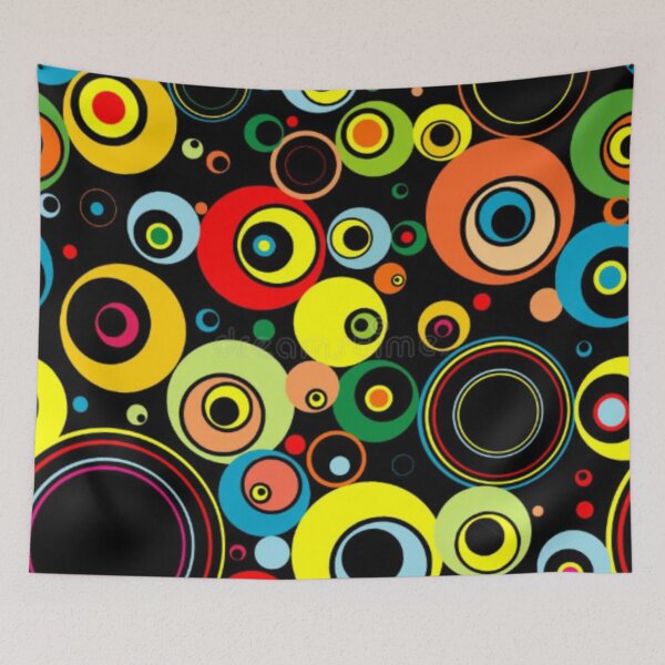 Item preview, COLORFUL CIRCLES PATTERN  designed and sold by Matoo5062.