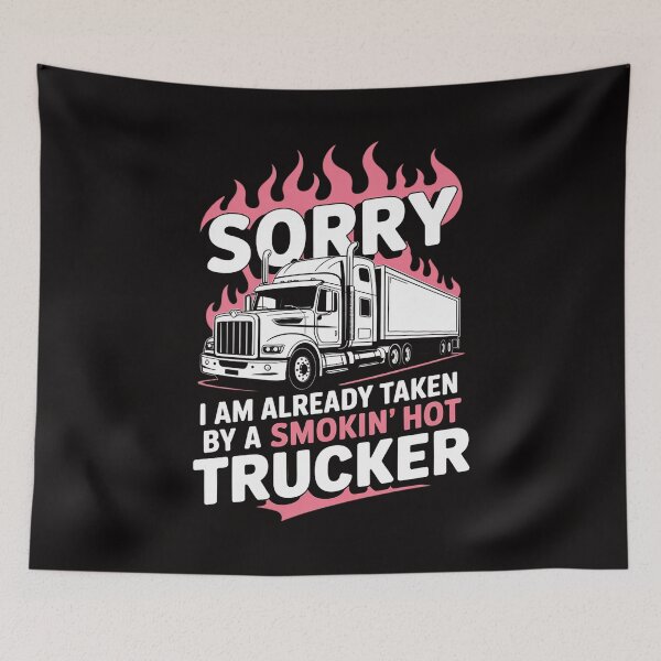 Item preview, My husband is a truck driver- Womens Gift- Trucker Wife designed and sold by margaridroso.