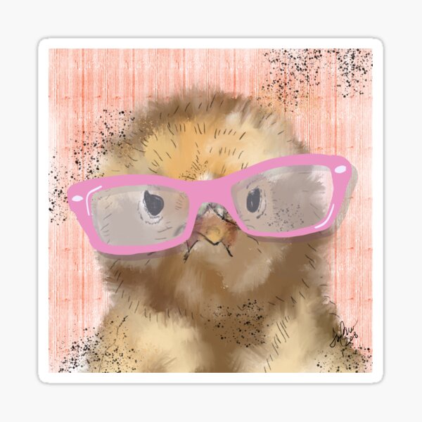 Smart Chick Sticker