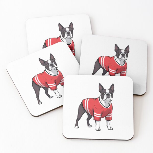 Item preview, Boston Terrier Hockey Mascot designed and sold by SunkenCost.