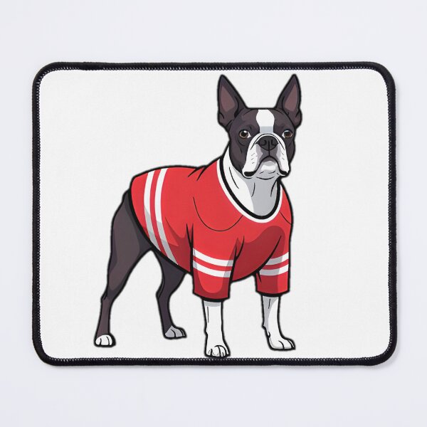 Item preview, Boston Terrier Hockey Mascot designed and sold by SunkenCost.