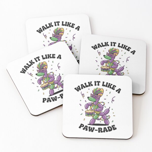 Item preview, Walk It Like a Paw-Rade Mardi Gras – Balloon Dog Parade Party designed and sold by justyna-s28.
