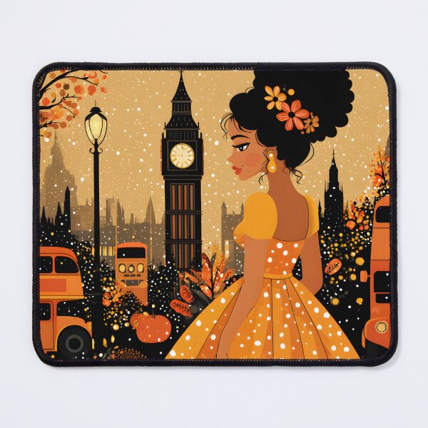 Item preview, Charming Autumn Scene with Warm Color Palette designed and sold by Artessie.