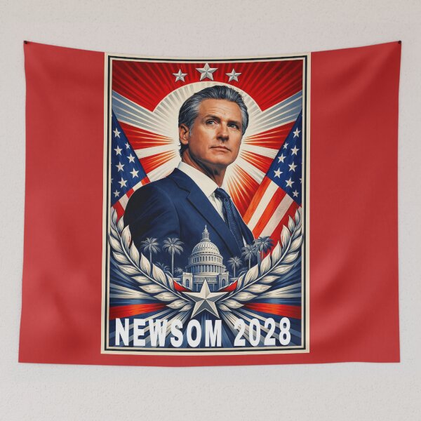 Item preview, Gavin Newsom For President 2028 designed and sold by CMooreWorx.