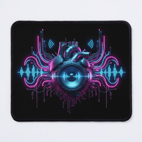 Item preview, Mechanical Heartbeat - Neon Audio Vibes designed and sold by etuvibes.