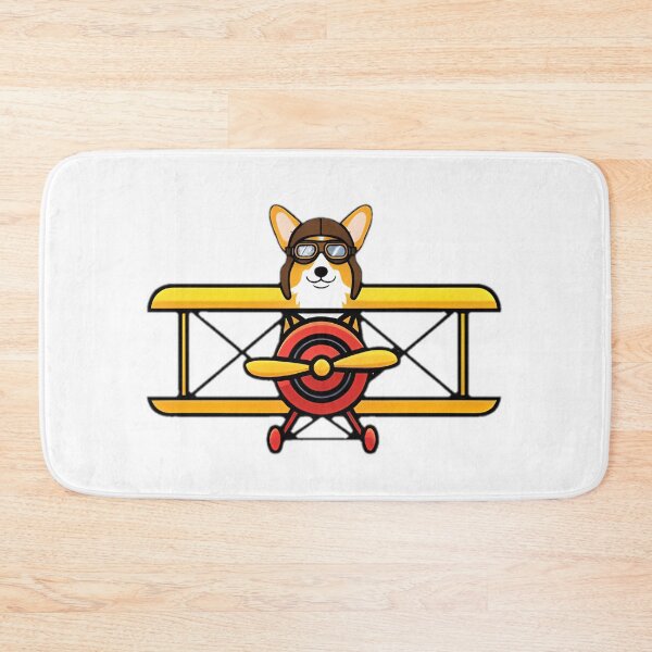 Item preview, Corgi Pilot Flying Vintage Biplane designed and sold by SunkenCost.