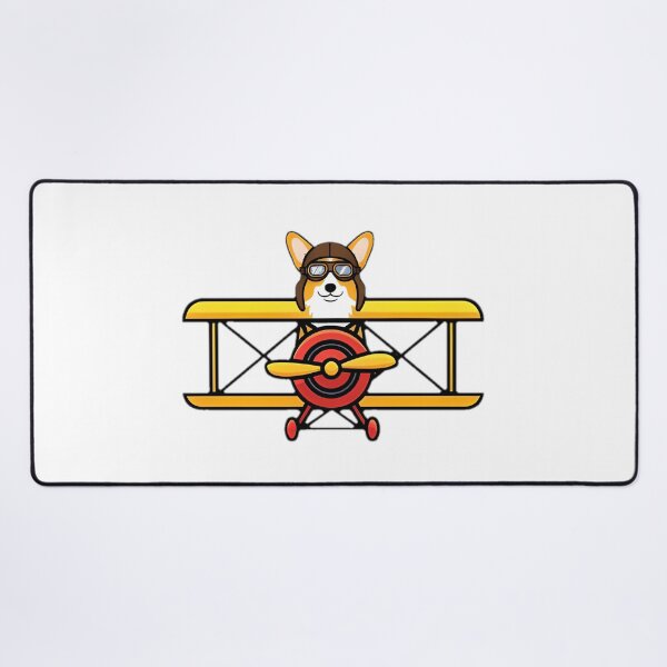 Item preview, Corgi Pilot Flying Vintage Biplane designed and sold by SunkenCost.