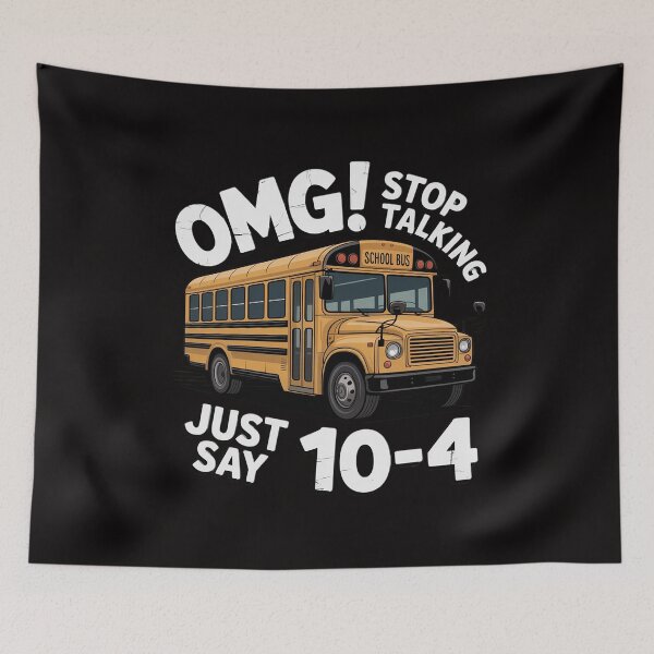 Item preview, Stop Talking to the Bus-Driver School Bus designed and sold by margaridroso.