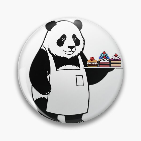 Item preview, Panda Bear French Pastry Chef designed and sold by SunkenCost.