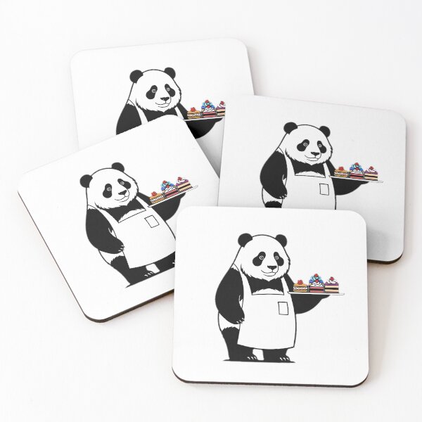 Item preview, Panda Bear French Pastry Chef designed and sold by SunkenCost.