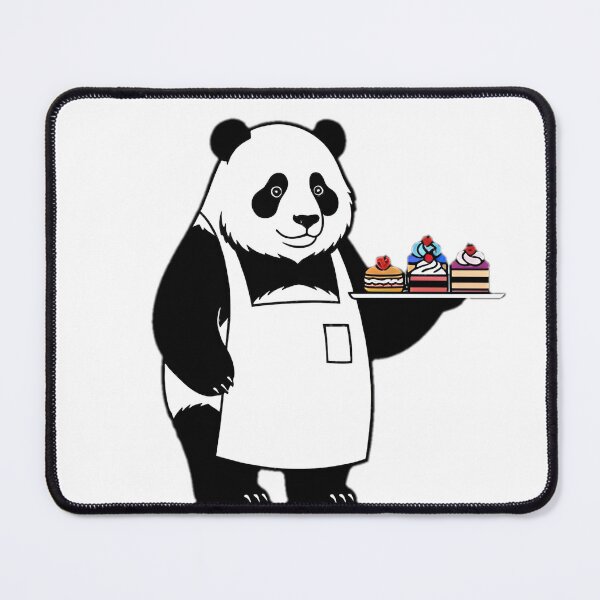 Item preview, Panda Bear French Pastry Chef designed and sold by SunkenCost.