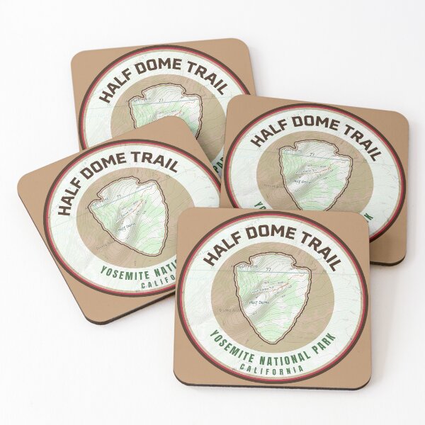 Item preview, Yosemite Souvenir Map - Half Dome Trail designed and sold by Willz Designz.