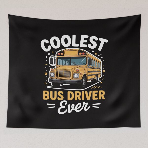 Item preview, Coolest Bus Driver Ever School Bus Driver Gift designed and sold by margaridroso.