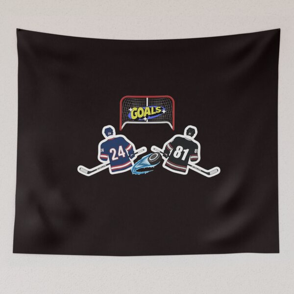 Item preview, Hockey Goals Illustration – Ice Hockey Players Scoring Goal Design designed and sold by Omikook.