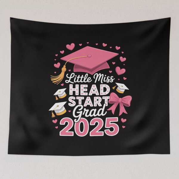 Item preview, Girls Little Miss Head start Grad 2025 Coquette Graduation designed and sold by margaridroso.
