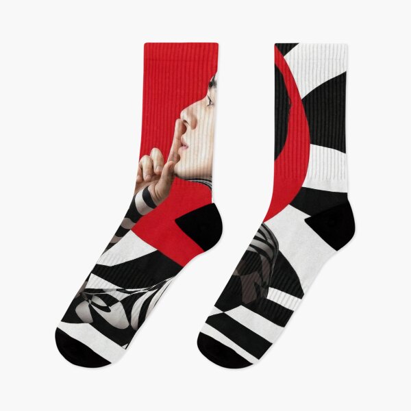 Item preview, Squared Spectrum - Silent Illusion – Geometric Op Art Optical Illusion Black & White Checkered with Red Sun designed and sold by AnTartstudios.