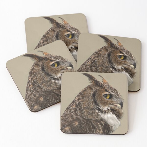 Item preview, Great Horned Owl Profile designed and sold by Armadillo222.