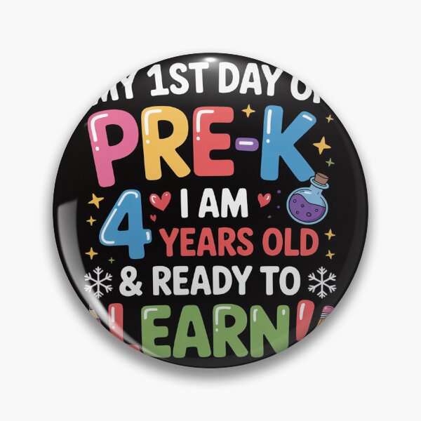 Item preview, My 1st Day of Pre-K I Am 4 Years Old & Ready to Learn designed and sold by margaridroso.