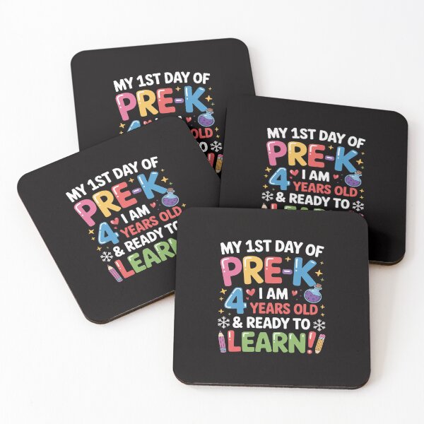 Item preview, My 1st Day of Pre-K I Am 4 Years Old & Ready to Learn designed and sold by margaridroso.