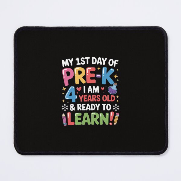 Item preview, My 1st Day of Pre-K I Am 4 Years Old & Ready to Learn designed and sold by margaridroso.