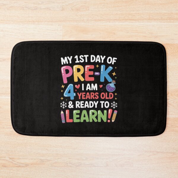 Item preview, My 1st Day of Pre-K I Am 4 Years Old & Ready to Learn designed and sold by margaridroso.