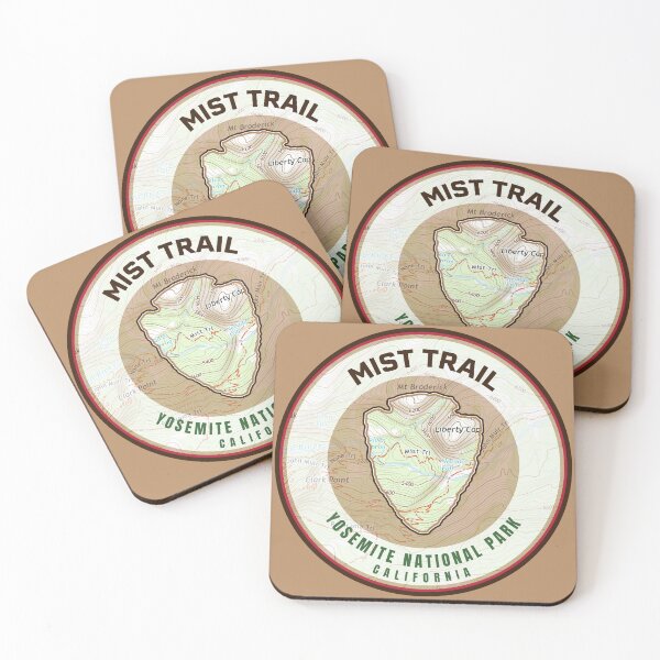 Item preview, Yosemite Souvenir Map - Mist Trail designed and sold by Willz Designz.
