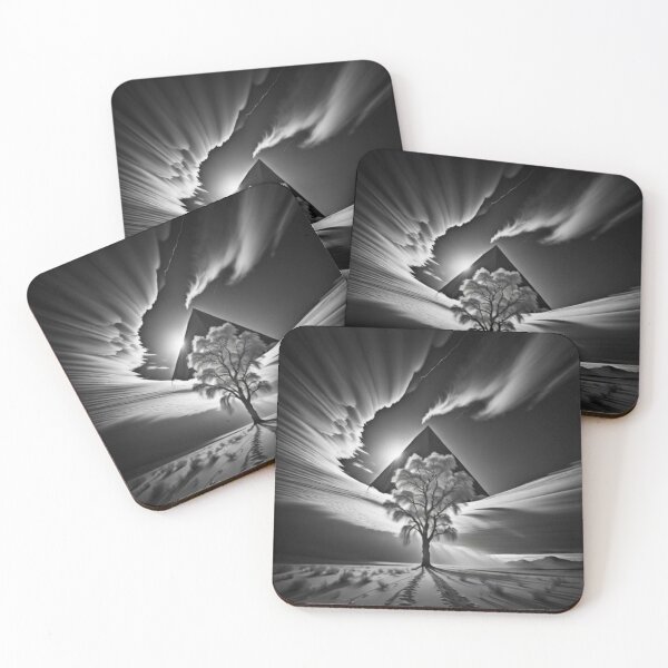 Item preview, Axis of Silence – Surreal Monochrome Vision designed and sold by hallwell.