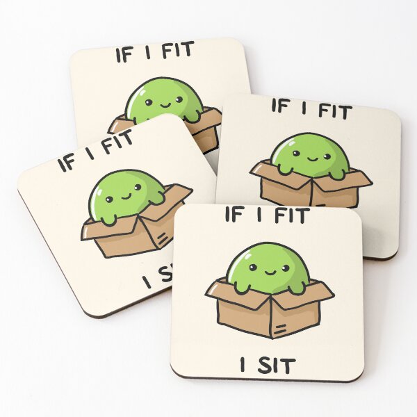 Item preview, Frog in a Box, No Thoughts  designed and sold by DoodleFisher.