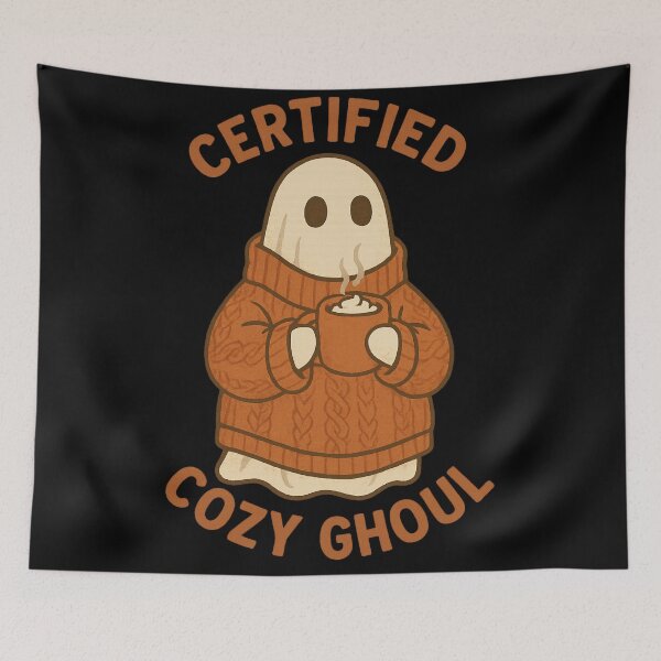 Item preview, Certified Cozy Ghoul – Cute Spooky Fall Aesthetic designed and sold by Mouraludia.