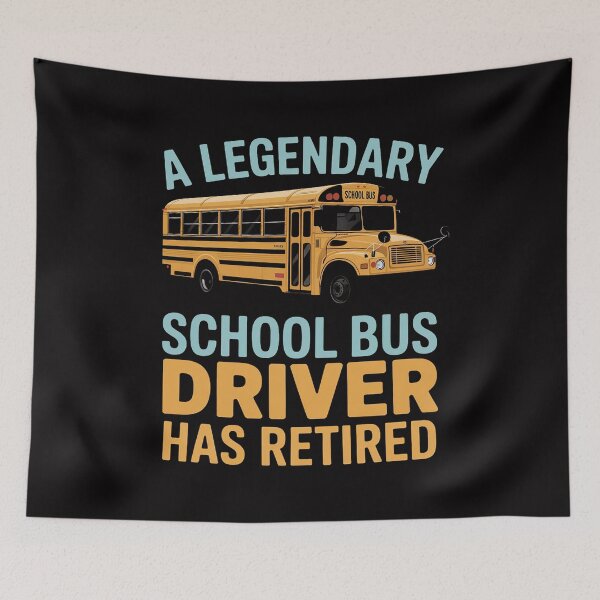 Item preview, Retired School Bus Driver - School Bus Retirement designed and sold by Minoloinan.