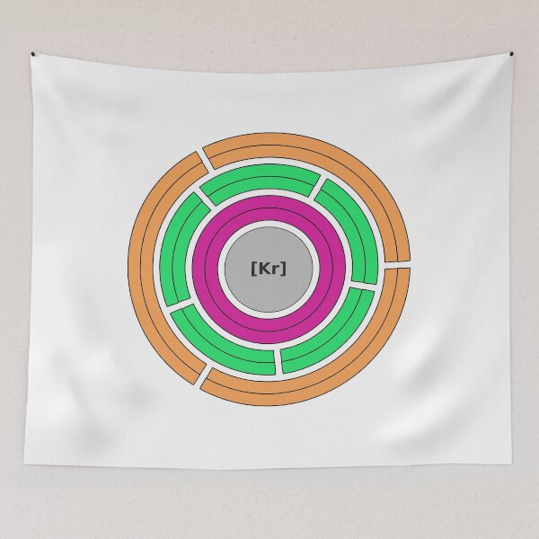 Item preview, Diagram of the Electron Shells for Xenon (Element 54) designed and sold by Zanthius.
