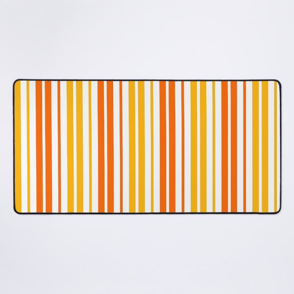 Item preview, Orange Yellow Stripes On White Pattern Design designed and sold by PatternTitan.