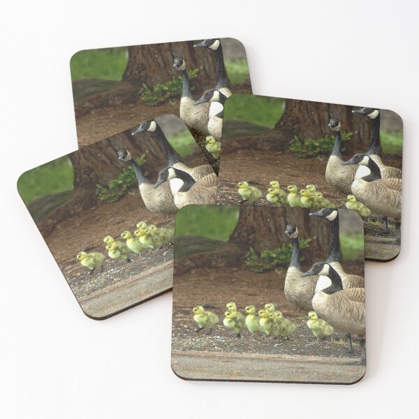 Item preview, Woodland March: Canada Geese and Goslings designed and sold by Armadillo222.