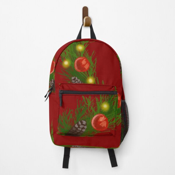 Item preview, Christmas Pine Wreath with Cones and Red Berries Illustration designed and sold by creativevandal.