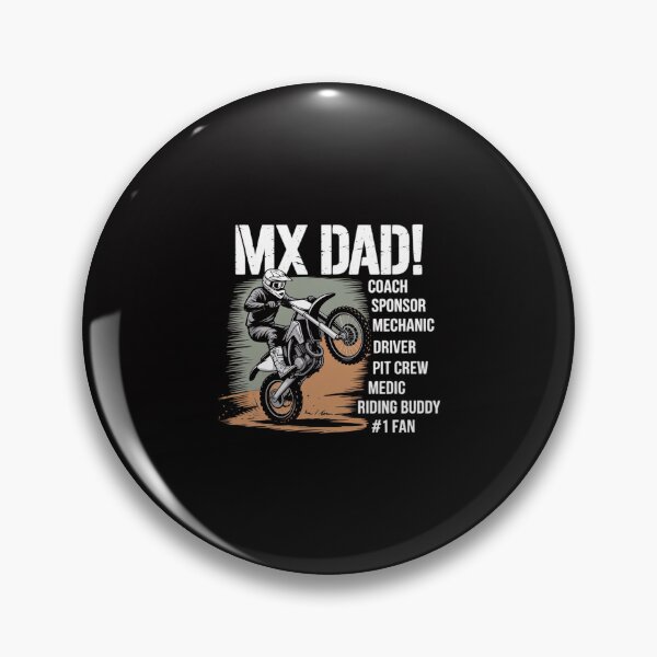 Item preview, MX Dad Coach Sponsor Mechanic Driver Riding Buddy Dirt Bike designed and sold by Minoloinan.