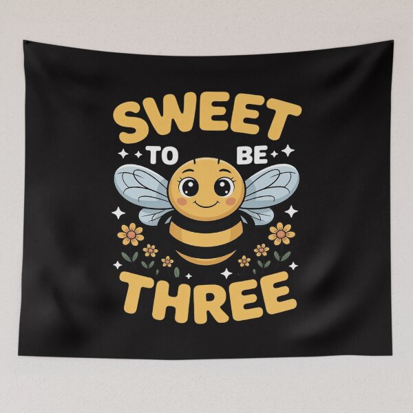Item preview, Sweet To Bee Three Cute Bee Insects 3rd Birthday Party designed and sold by Minoloinan.