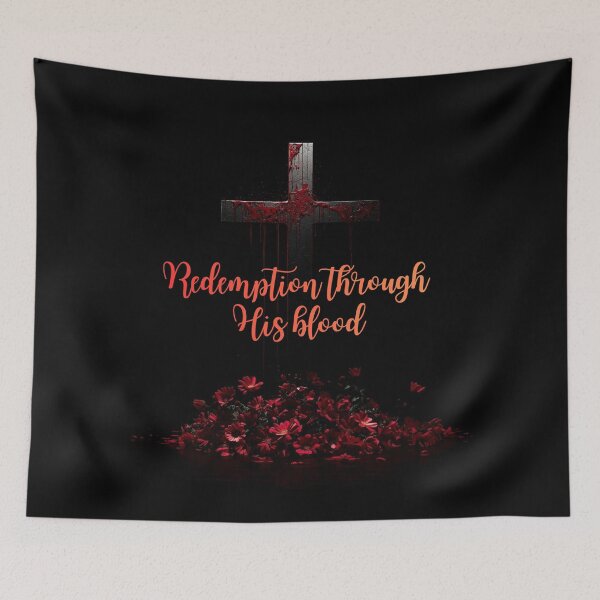 Item preview, Redemption Through His Blood — Christian Art designed and sold by DABIORA.