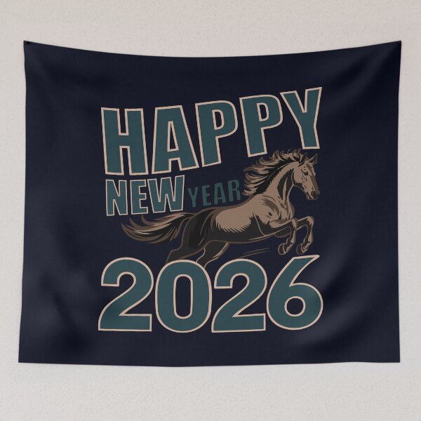 Item preview,  HAPPY NEW YEAR  2026 - CHINESE NEW YEAR -  HORSE  designed and sold by Gihan-Design.