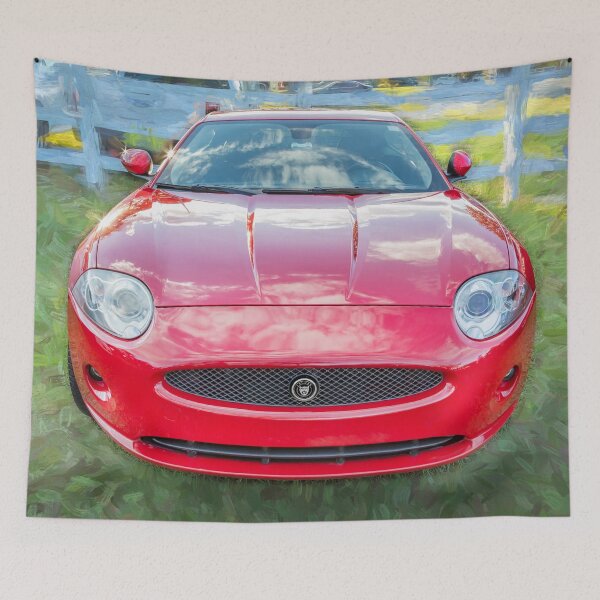Item preview, 2008 Red Jaguar XK Coupe X106 designed and sold by RichFrancoCars.
