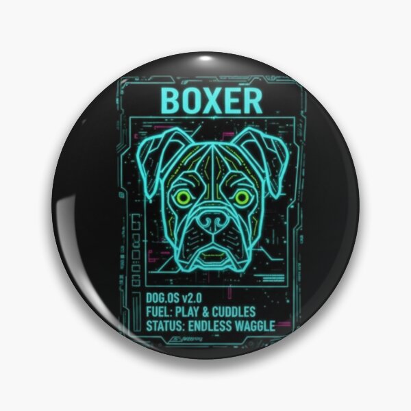 Item preview, Cybernetic Boxer Dog HUD - Infinite Waggle Edition  designed and sold by PrimeTime85.