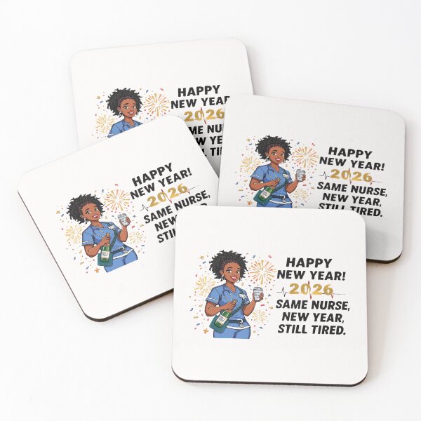 Item preview, Happy New Year 2026 – Same Nurse, New Year, Still Tired designed and sold by Ricosshop99.