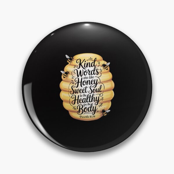 Item preview, Kind words are like honey Inspirational quotes Bee Kind designed and sold by Minoloinan.