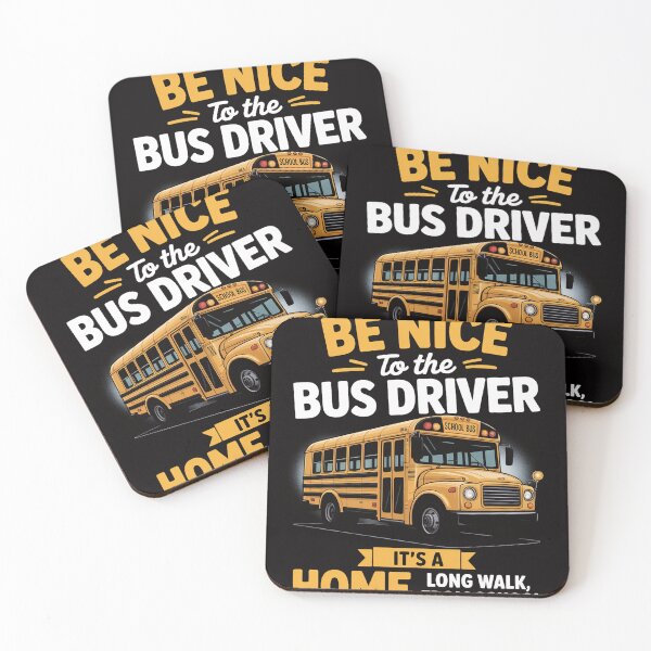 Item preview, Be Nice To The Bus Driver School Bus Driver designed and sold by BotboutiquePre.